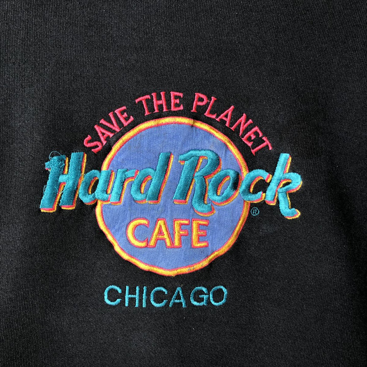 Vintage Hard Rock Cafe advertising sweatshirt, made in the USA, size L, men's. unclear black type Vintage Second Hand