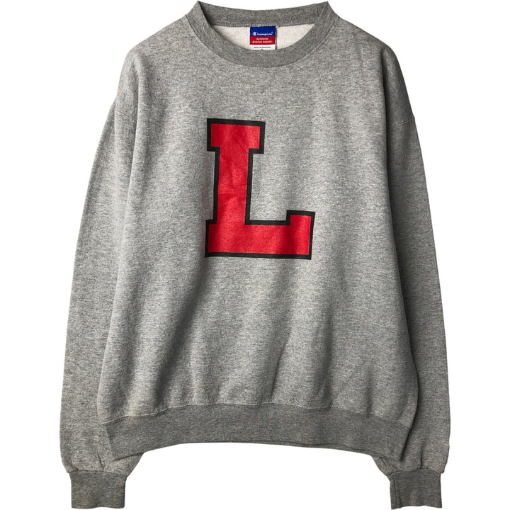 2000'S Champion Authentic Athletic Apparel College Sweatshirt, Men's Size L cotton gray type Vintage Second Hand