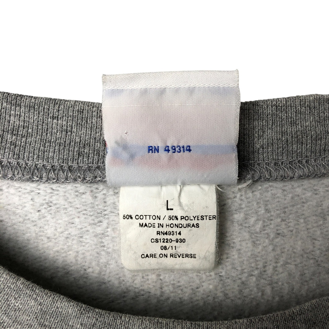 2000'S Champion Authentic Athletic Apparel College Sweatshirt, Men's Size L cotton gray type Vintage Second Hand