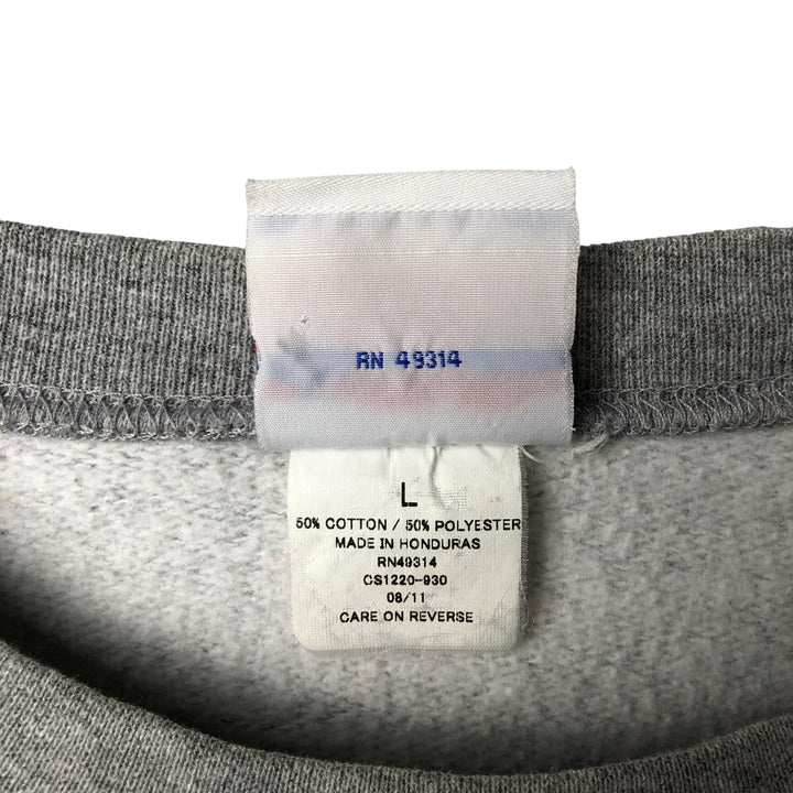 2000'S Champion Authentic Athletic Apparel College Sweatshirt, Men's Size L cotton gray type Vintage Second Hand