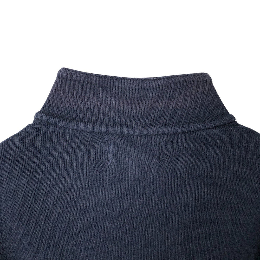 Ralph Lauren POLO by Ralph Lauren Half-Zip Sweatshirt, Men's XL cotton navy blue type Vintage Second Hand