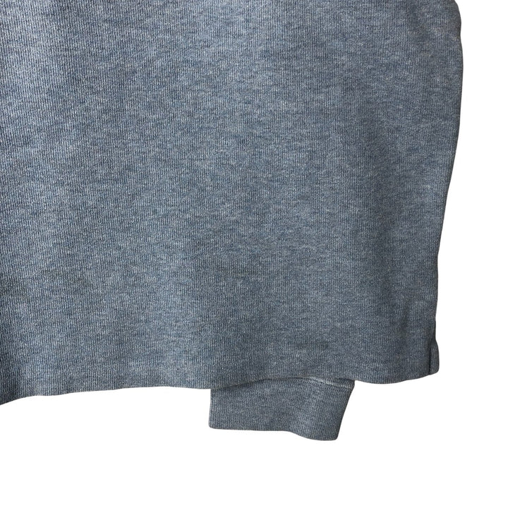 Ralph Lauren POLO by Ralph Lauren Half-Zip Sweatshirt, Men's XL cotton Blue type light blue Vintage Second Hand
