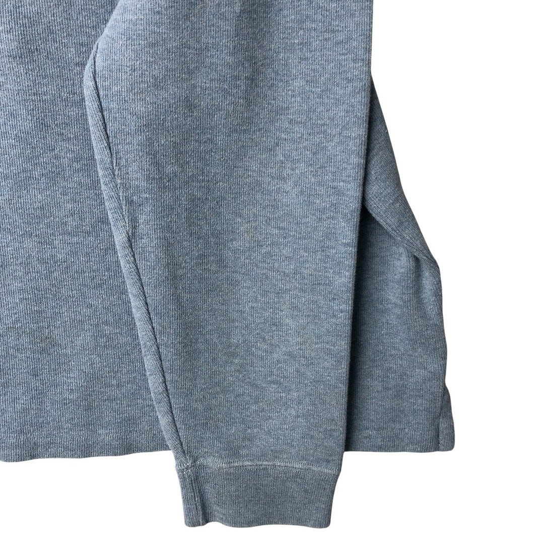 Ralph Lauren POLO by Ralph Lauren Half-Zip Sweatshirt, Men's XL cotton Blue type light blue Vintage Second Hand