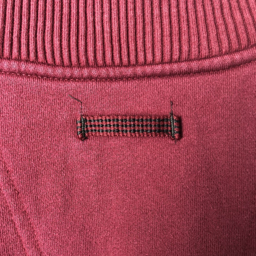 00'S Adidas Half-Zip Sweatshirt, Men's Size L cotton wine-red Vintage Second Hand