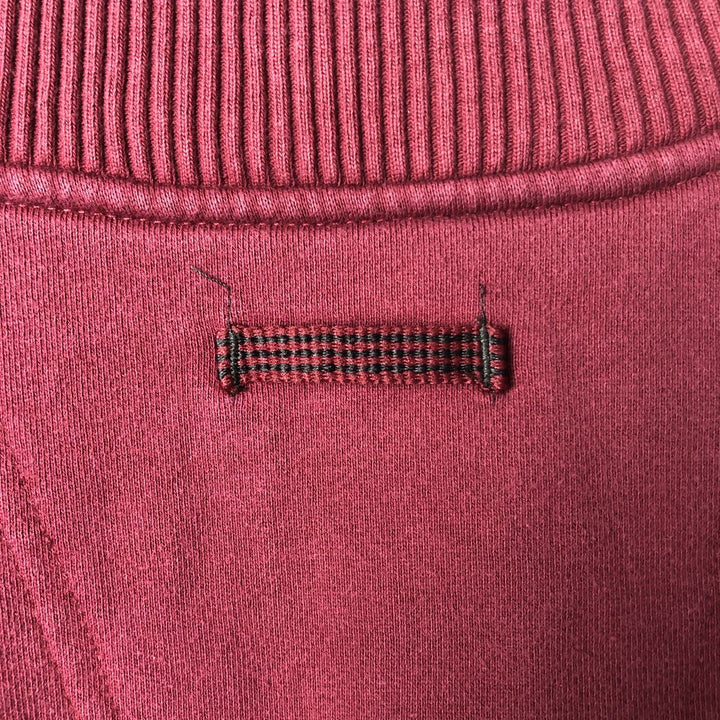 00'S Adidas Half-Zip Sweatshirt, Men's Size L cotton wine-red Vintage Second Hand