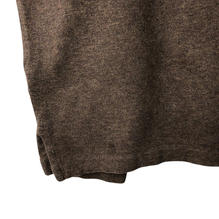 Ralph Lauren POLO by Ralph Lauren Half-Zip Sweatshirt, Men's XL cotton brown type Vintage Second Hand