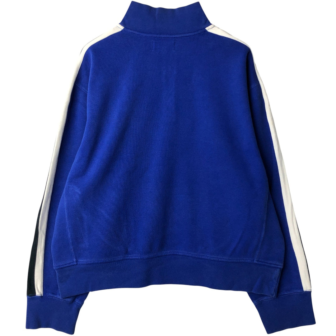 Ralph Lauren POLO by Ralph Lauren Half-Zip Sweatshirt, Men's XL cotton blue type Vintage Second Hand