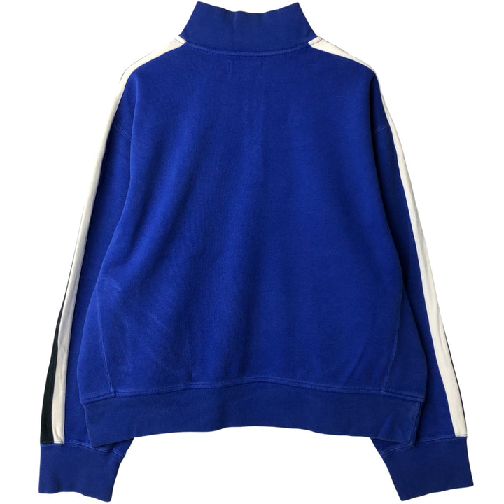 Ralph Lauren POLO by Ralph Lauren Half-Zip Sweatshirt, Men's XL cotton blue type Vintage Second Hand