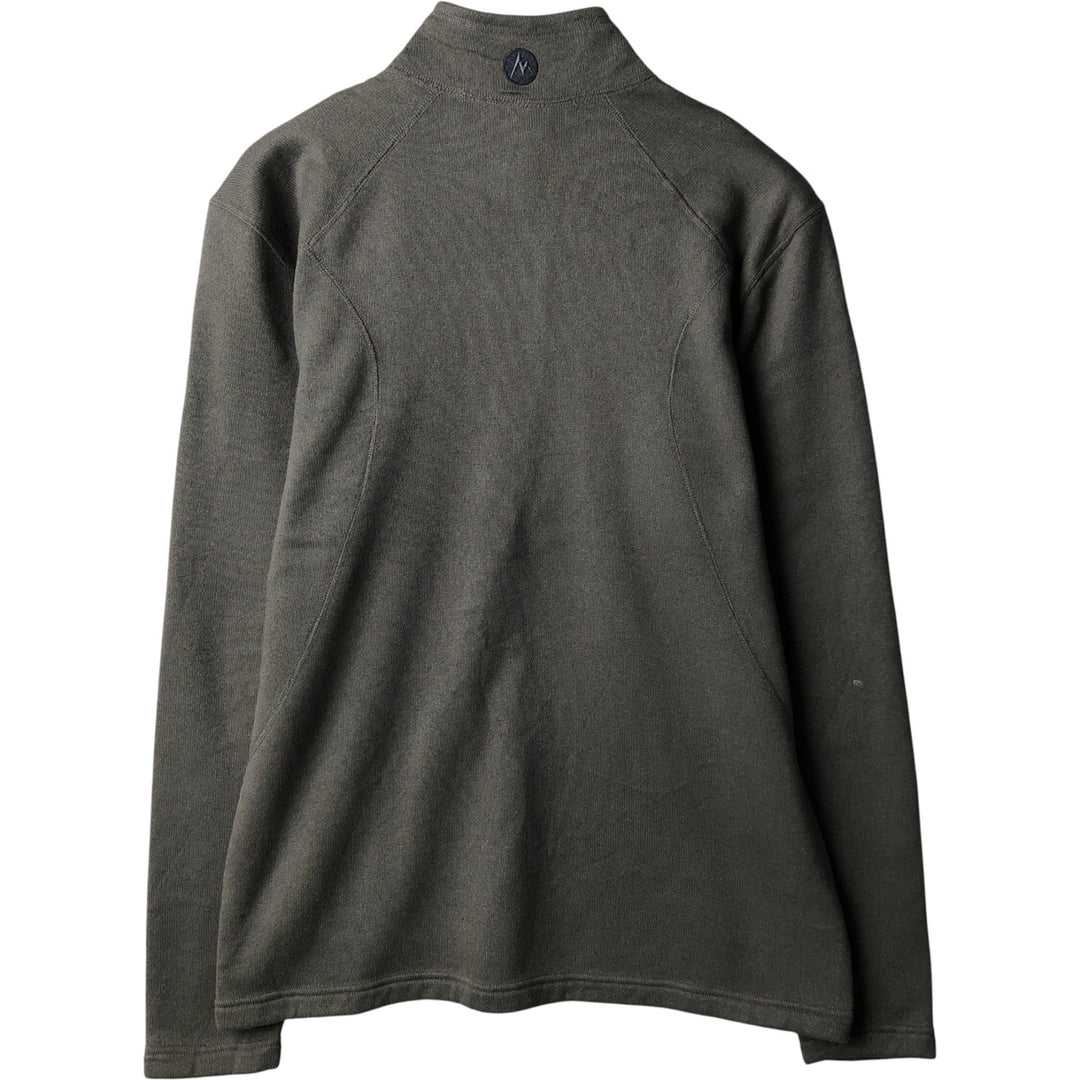Marmot Half-Zip Sweatshirt, Men's XL polyester gray type Vintage Second Hand