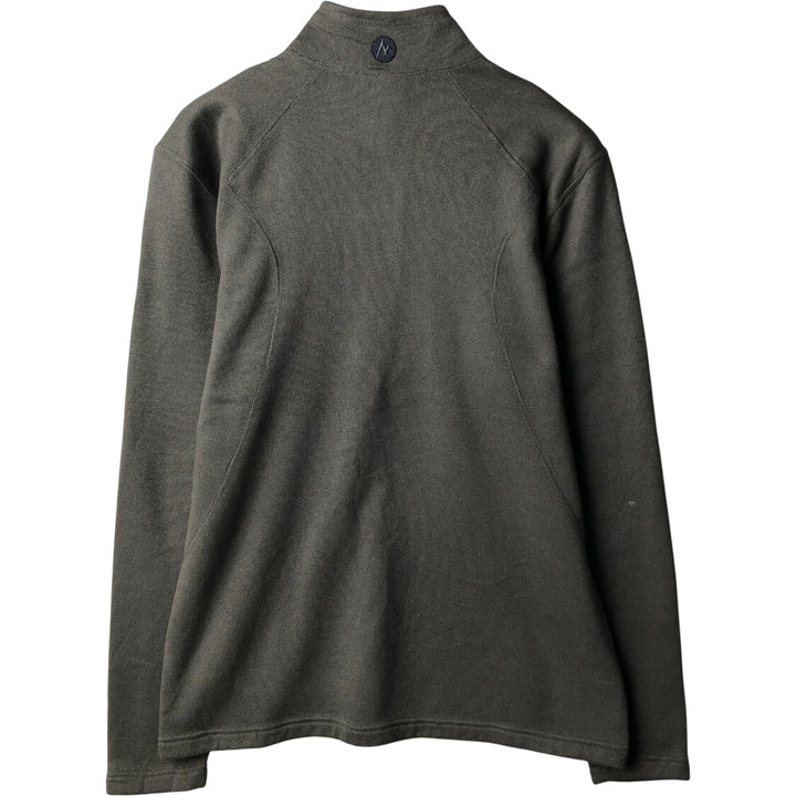 Marmot Half-Zip Sweatshirt, Men's XL polyester gray type Vintage Second Hand