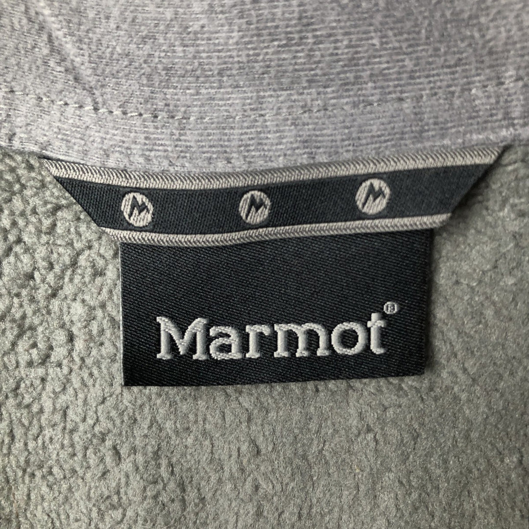 Marmot Half-Zip Sweatshirt, Men's XL polyester gray type Vintage Second Hand