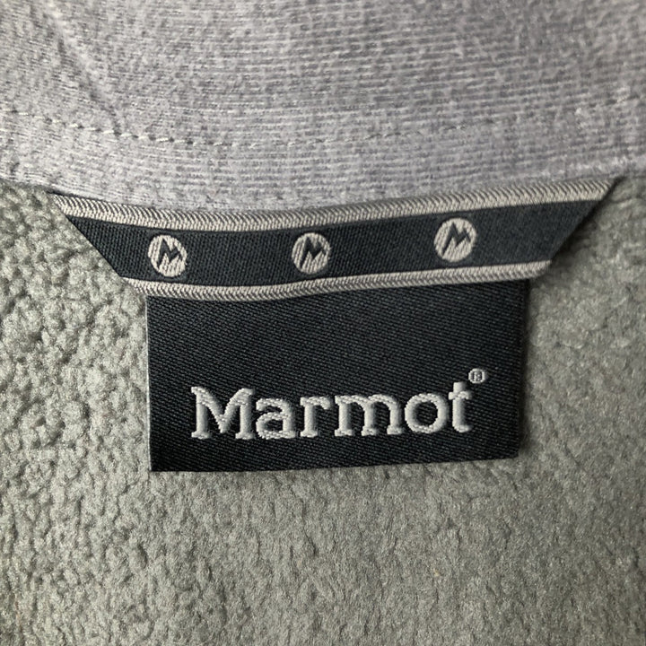 Marmot Half-Zip Sweatshirt, Men's XL polyester gray type Vintage Second Hand