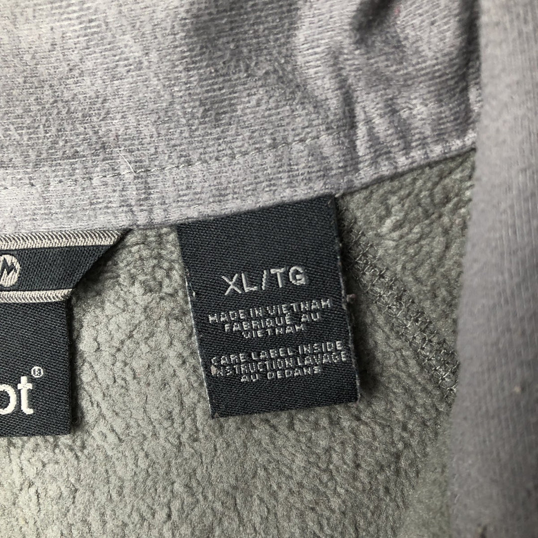 Marmot Half-Zip Sweatshirt, Men's XL polyester gray type Vintage Second Hand