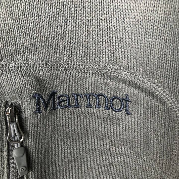 Marmot Half-Zip Sweatshirt, Men's XL polyester gray type Vintage Second Hand