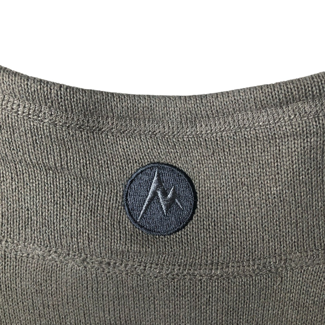 Marmot Half-Zip Sweatshirt, Men's XL polyester gray type Vintage Second Hand