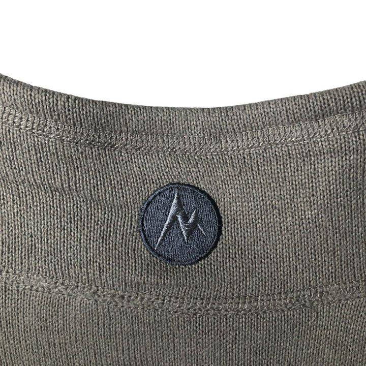 Marmot Half-Zip Sweatshirt, Men's XL polyester gray type Vintage Second Hand