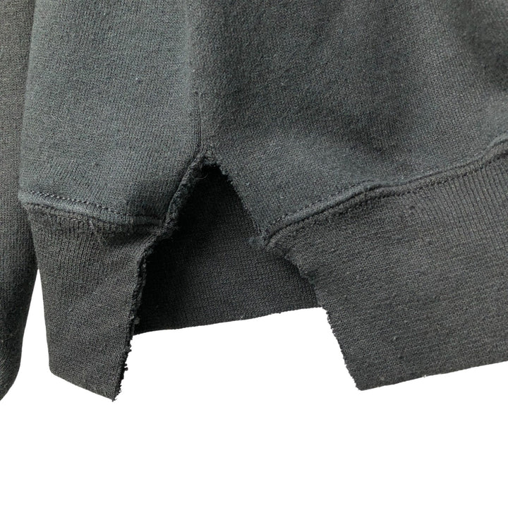 90'S Russell Half-Zip Sweatshirt, Men's, Size XL, Vintage cotton black type Vintage Second Hand
