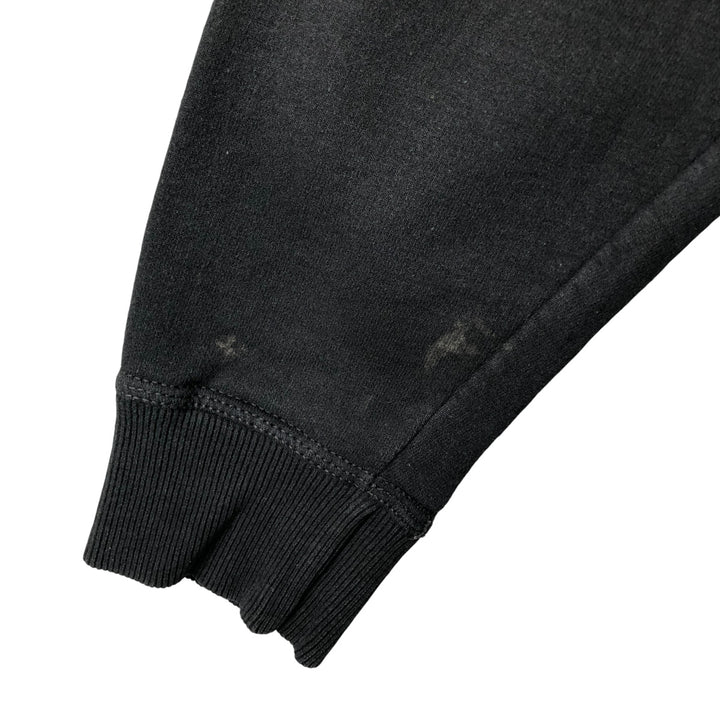 Champion Half-Zip Sweatshirt, Men's Size L cotton black type Vintage Second Hand