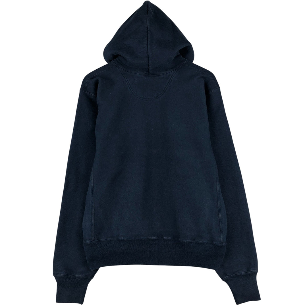2000'S Champion PREMIUM REVERSE WEAVE Premium Reverse Weave Sweatshirt Pullover Hoodie, Men's Size L unclear navy blue type Vintage Second Hand