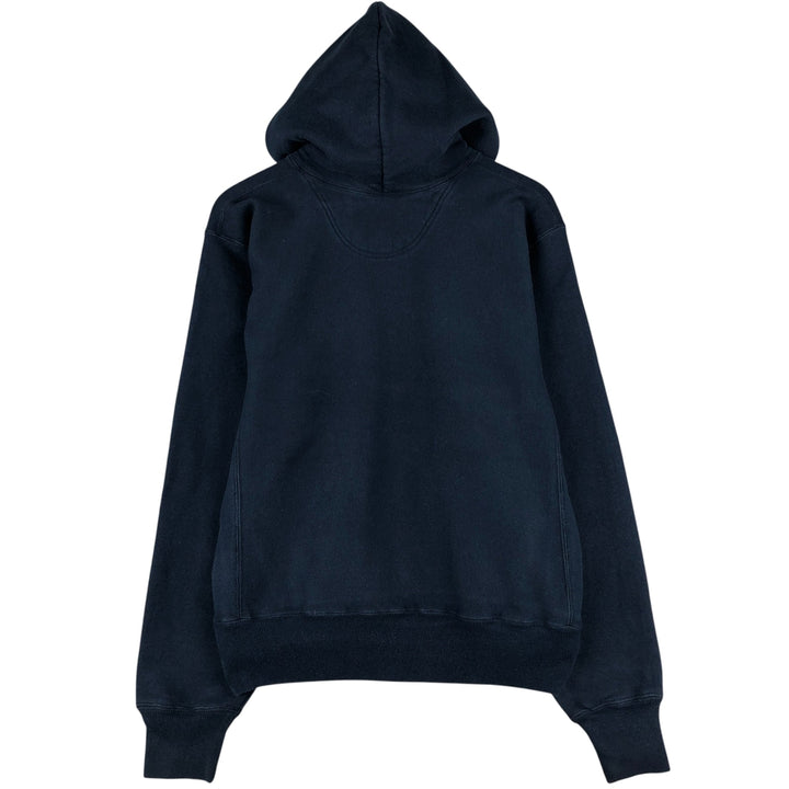 2000'S Champion PREMIUM REVERSE WEAVE Premium Reverse Weave Sweatshirt Pullover Hoodie, Men's Size L unclear navy blue type Vintage Second Hand