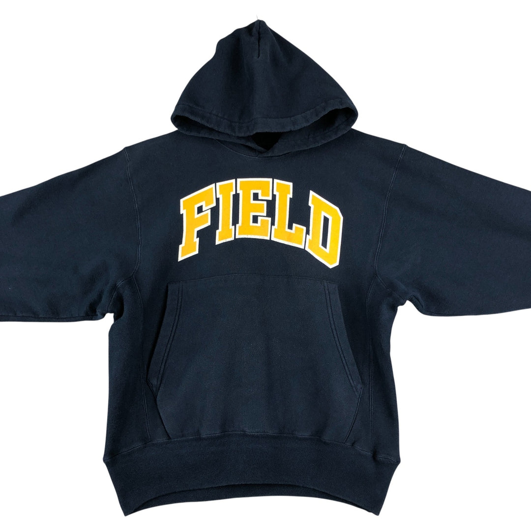 2000'S Champion PREMIUM REVERSE WEAVE Premium Reverse Weave Sweatshirt Pullover Hoodie, Men's Size L unclear navy blue type Vintage Second Hand