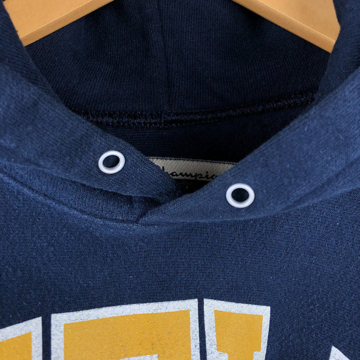 2000'S Champion PREMIUM REVERSE WEAVE Premium Reverse Weave Sweatshirt Pullover Hoodie, Men's Size L unclear navy blue type Vintage Second Hand