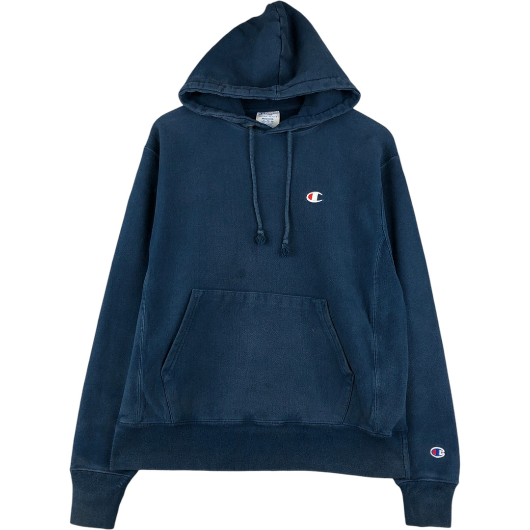 Champion REVERSE WEAVE Reverse Weave Sweat Pullover Hoodie Men's M cotton Navy blue Vintage Second Hand