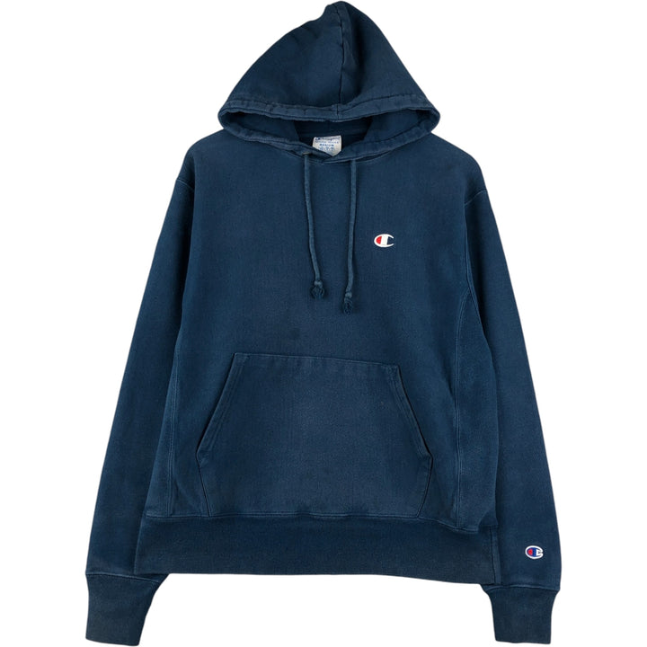 Champion REVERSE WEAVE Reverse Weave Sweat Pullover Hoodie Men's M cotton Navy blue Vintage Second Hand