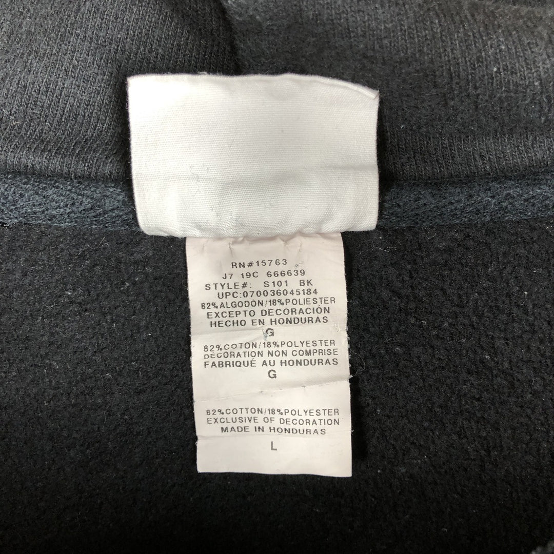 Champion REVERSE WEAVE Reverse Weave Sweat Pullover Hoodie Men's L size cotton black type Vintage Second Hand