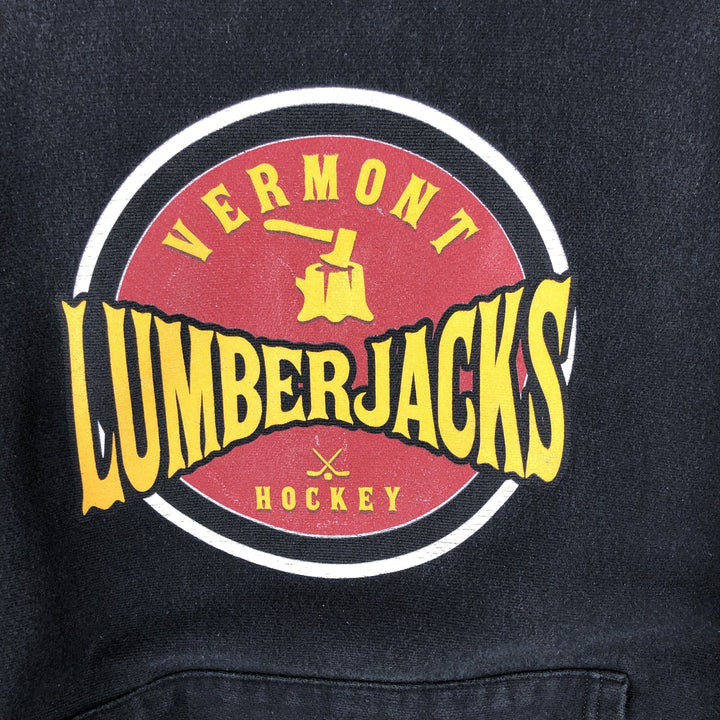 Champion REVERSE WEAVE Reverse Weave Sweat Pullover Hoodie Men's L size cotton black type Vintage Second Hand