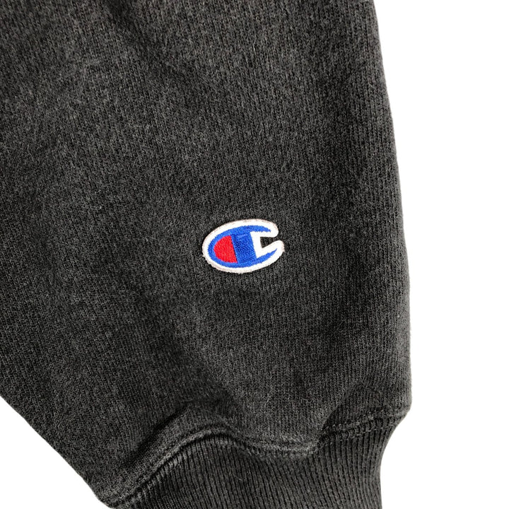 Champion REVERSE WEAVE Reverse Weave Sweat Pullover Hoodie Men's L size cotton black type Vintage Second Hand