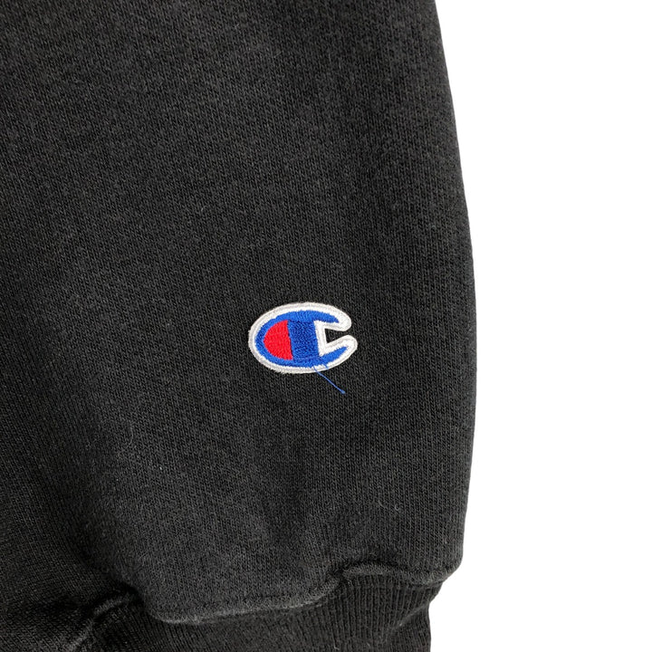 Champion REVERSE WEAVE Reverse Weave Sweat Pullover Hoodie Men's L size cotton black type Vintage Second Hand