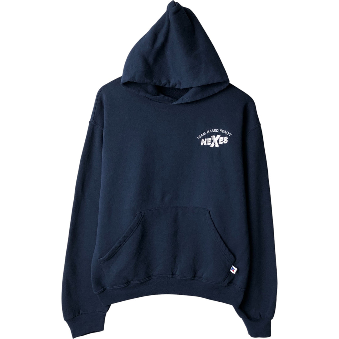 Vintage 90'S Russell pullover sweatshirt, size M, men's cotton navy blue type Vintage Second Hand