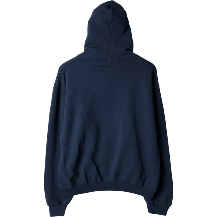 Vintage 90'S Russell pullover sweatshirt, size M, men's cotton navy blue type Vintage Second Hand
