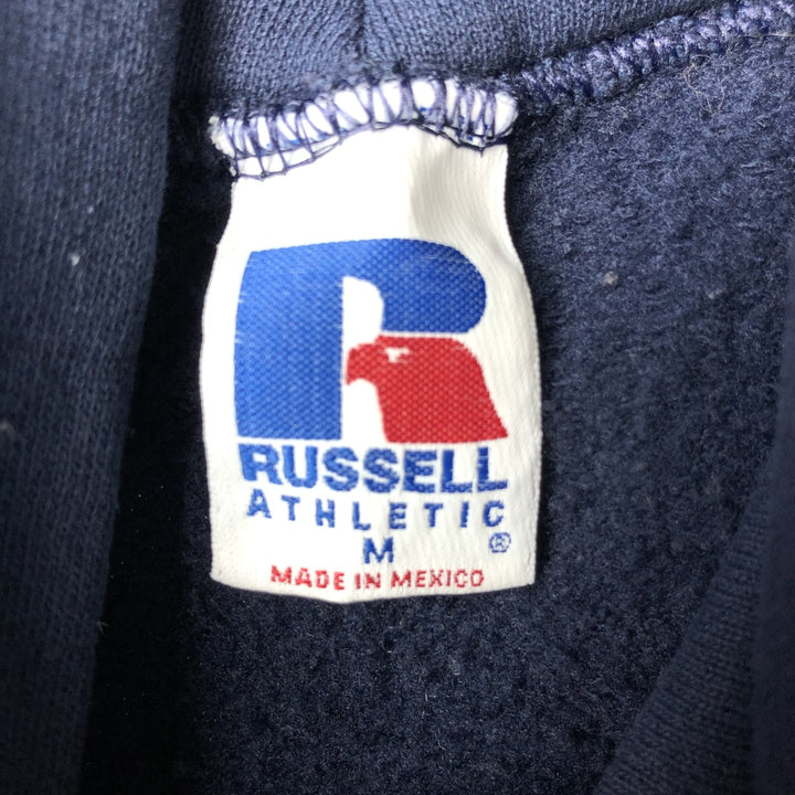 Vintage 90'S Russell pullover sweatshirt, size M, men's cotton navy blue type Vintage Second Hand