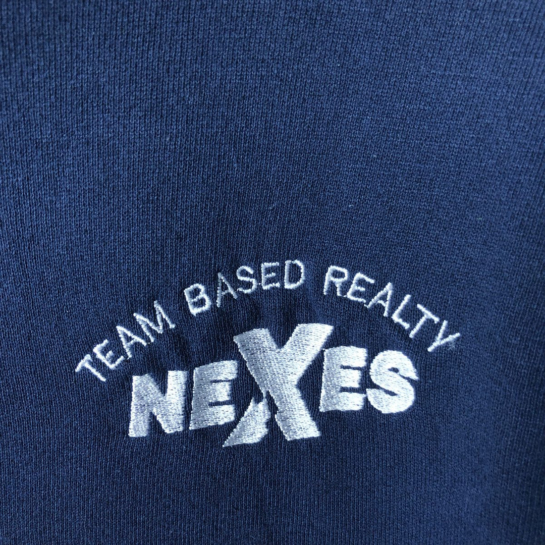 Vintage 90'S Russell pullover sweatshirt, size M, men's cotton navy blue type Vintage Second Hand