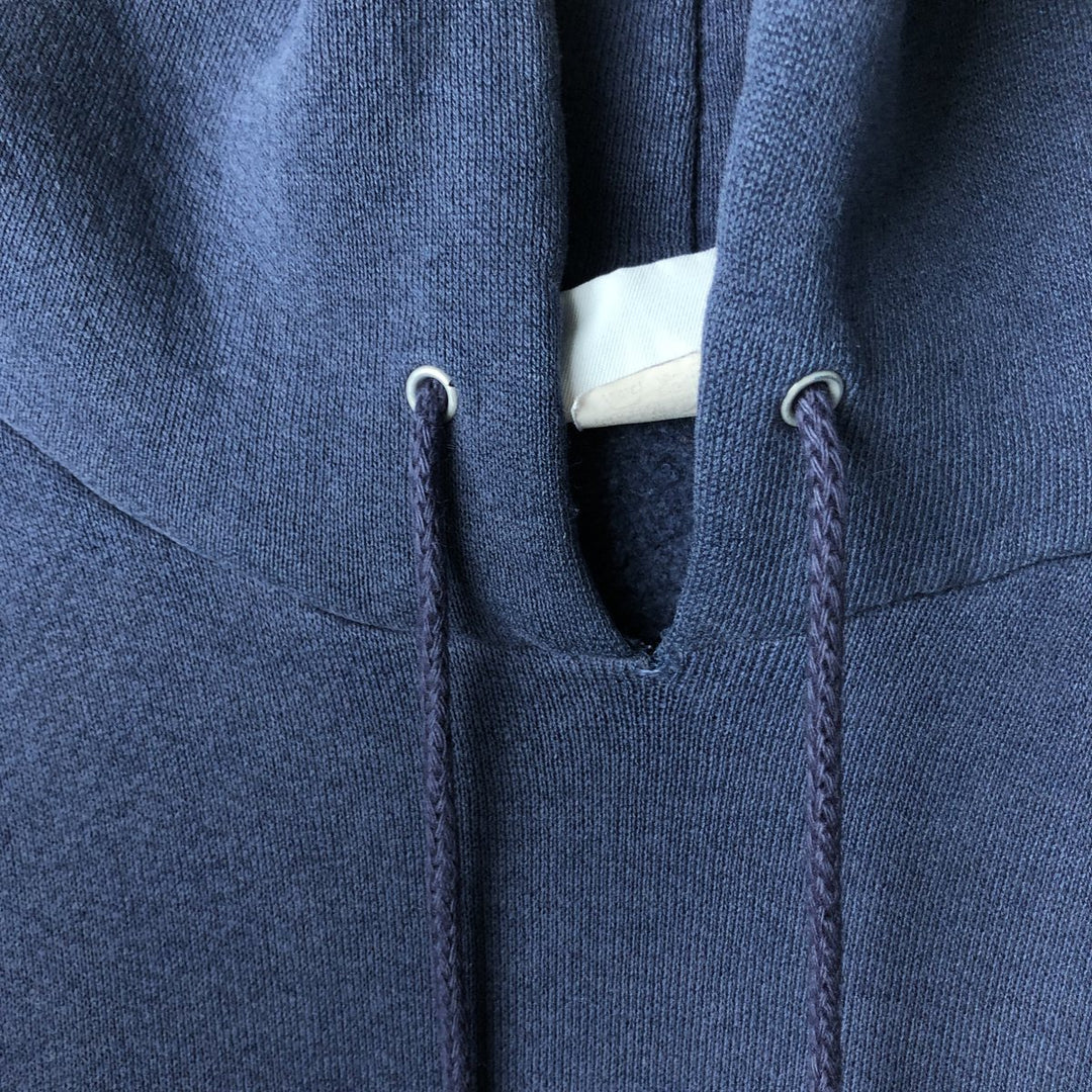 Vintage 90'S Lee Dragon Pattern Pullover Hoodie, Made in USA, Men's Size Medium cotton navy blue type Vintage Second Hand