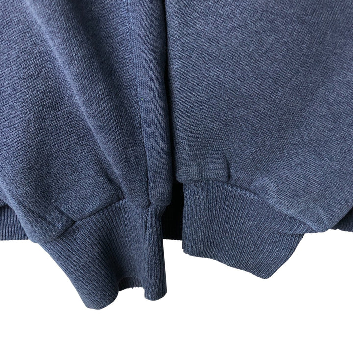 Vintage 90'S Lee Dragon Pattern Pullover Hoodie, Made in USA, Men's Size Medium cotton navy blue type Vintage Second Hand