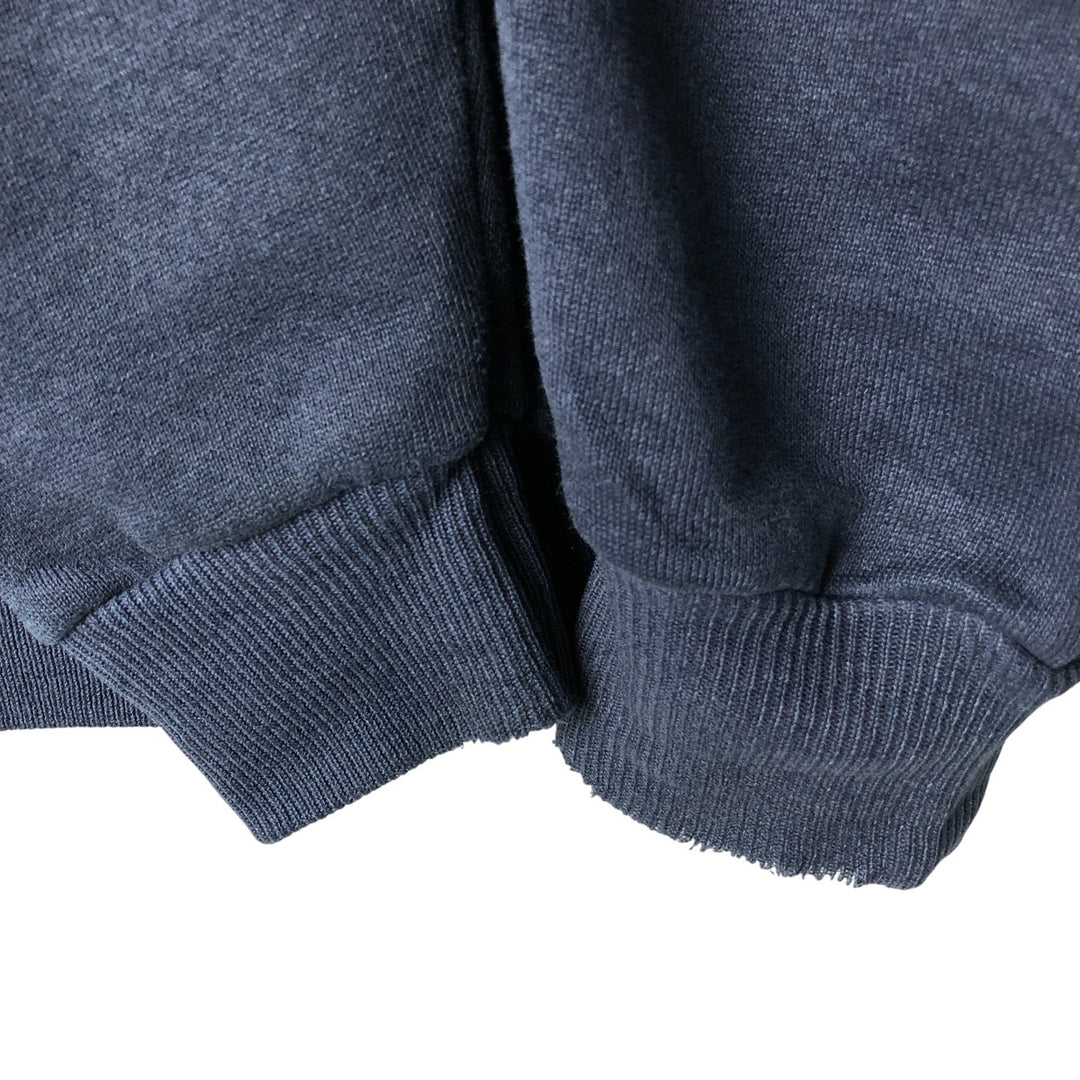 Vintage 90'S Lee Dragon Pattern Pullover Hoodie, Made in USA, Men's Size Medium cotton navy blue type Vintage Second Hand