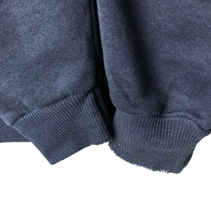 Vintage 90'S Lee Dragon Pattern Pullover Hoodie, Made in USA, Men's Size Medium cotton navy blue type Vintage Second Hand