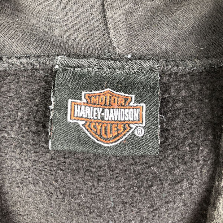 Harley-Davidson Sweatshirt Pullover Hoodie Men's M unclear black type Vintage Second Hand