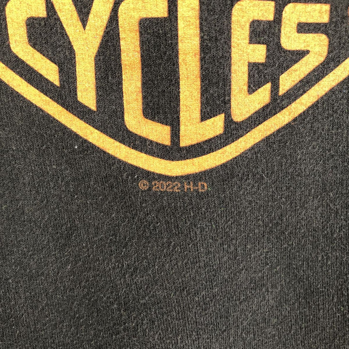 Harley-Davidson Sweatshirt Pullover Hoodie Men's M unclear black type Vintage Second Hand