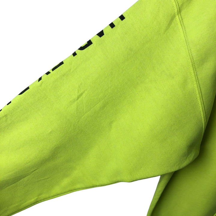 Harley-Davidson Sweatshirt Pullover Hoodie Men's XL cotton green type yellow green Vintage Second Hand