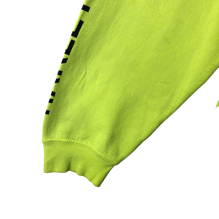 Harley-Davidson Sweatshirt Pullover Hoodie Men's XL cotton green type yellow green Vintage Second Hand