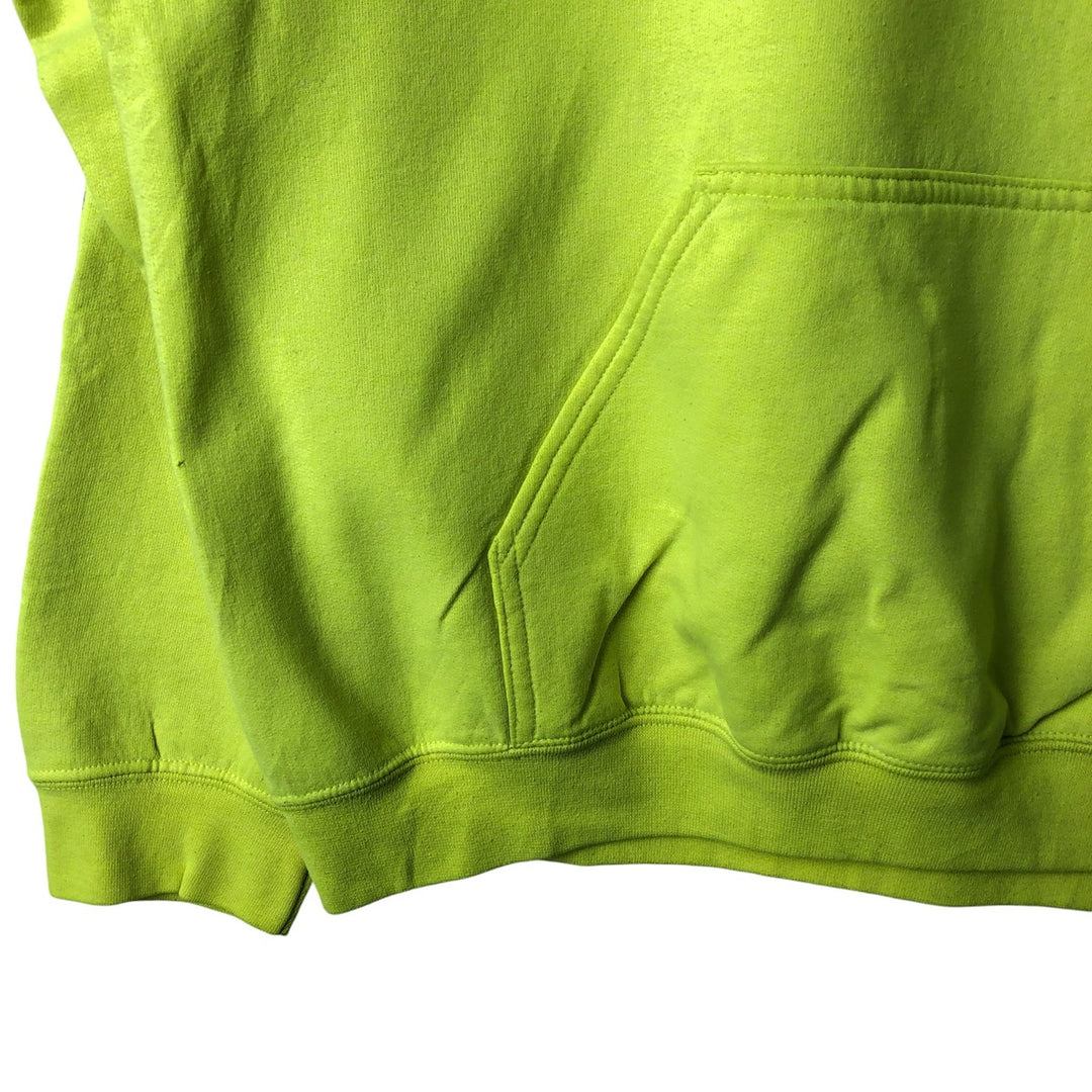 Harley-Davidson Sweatshirt Pullover Hoodie Men's XL cotton green type yellow green Vintage Second Hand