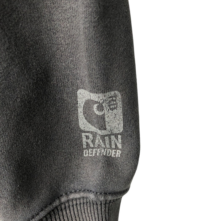 Carhartt ORIGINAL FIT sweatshirt pullover hoodie, men's size M cotton black type Vintage Second Hand