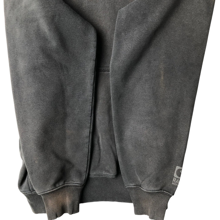 Carhartt ORIGINAL FIT sweatshirt pullover hoodie, men's size M cotton black type Vintage Second Hand