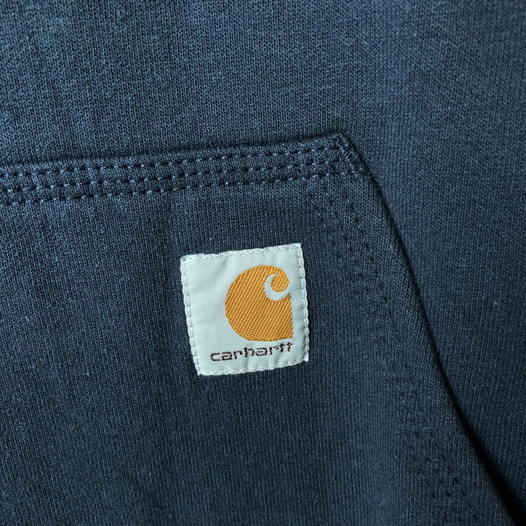 Carhartt Loose Fit Sweat Pullover Hoodie, Men's XL cotton navy blue type Vintage Second Hand