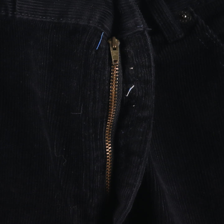 Pantashop Corduroy Pants, Made in France, Men's Size W36 cotton black type Vintage Second Hand