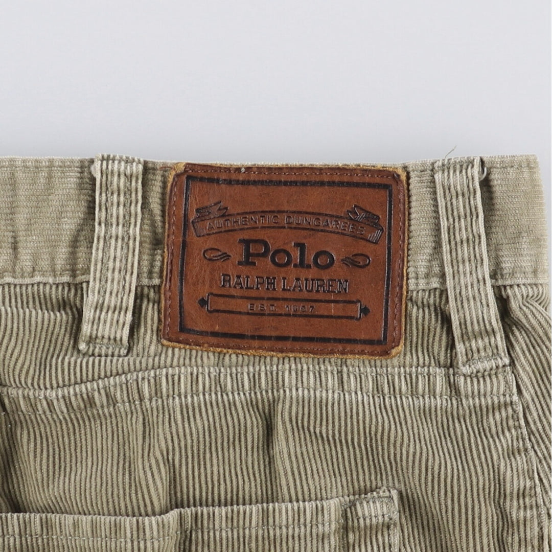 Ralph Lauren POLO by Ralph Lauren Corduroy Pants Men's W35 cotton Beige type Vintage Second Hand